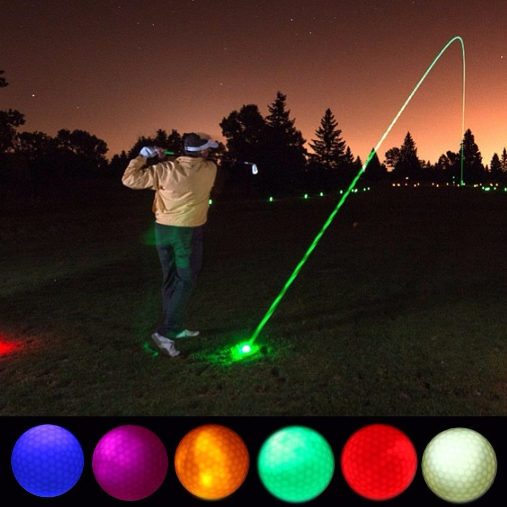 LED Flashing Golf Ball – Light-Up Novelty Golf Gift