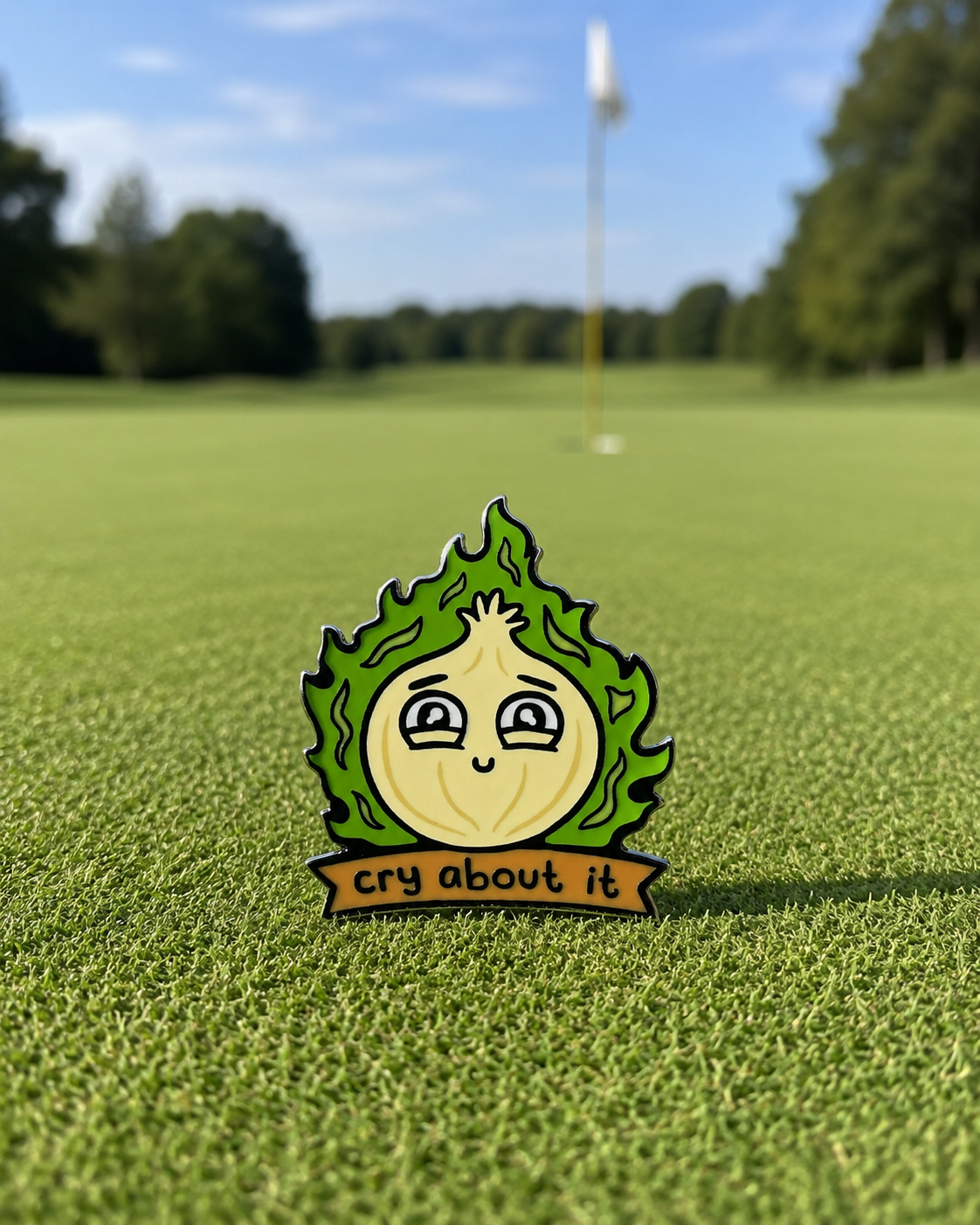 Cry About It Onion Golf Ball Marker