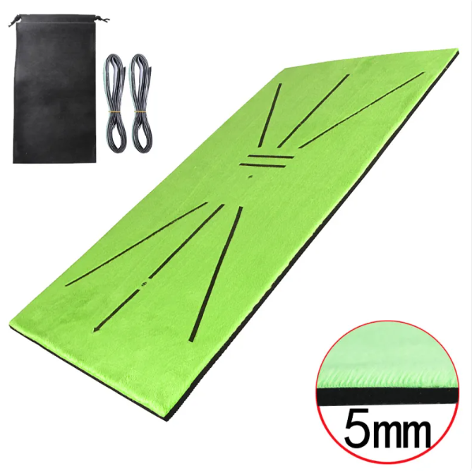 Golf Swing Training Mat & Chipping Net Combo