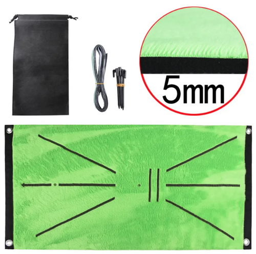Golf Swing Training Mat & Chipping Net Combo